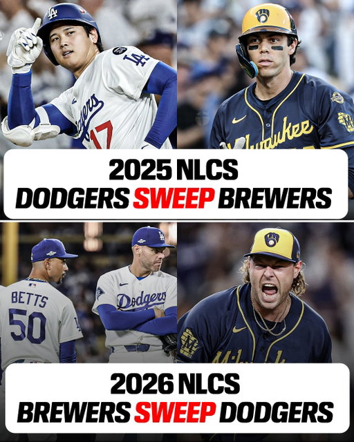 THE ULTIMATE REVENGE TOUR!

The Milwaukee Brewers are the first team in MLB, NBA, NHL history to sweep a team in a best-of-7 series that swept them in a best-of-7 the previous year 😱