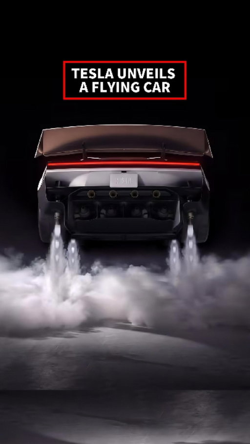 Elon Musk just unveiled a new Tesla Roadster equipped with SpaceX compressed-air thrusters capable of short flights and a sub-one-second 0-60 mph launch. 

The driverless demo at a SpaceX Texas facility showed the sports car climbing a ramp, flipping, and landing using air jets. 

Production is targeted for 2028, though the Roadster’s legal status on public roads remains an open question.

#Tesla #SpaceX #TeslaRoadster #EV #TechNews

Credit: Tesla 