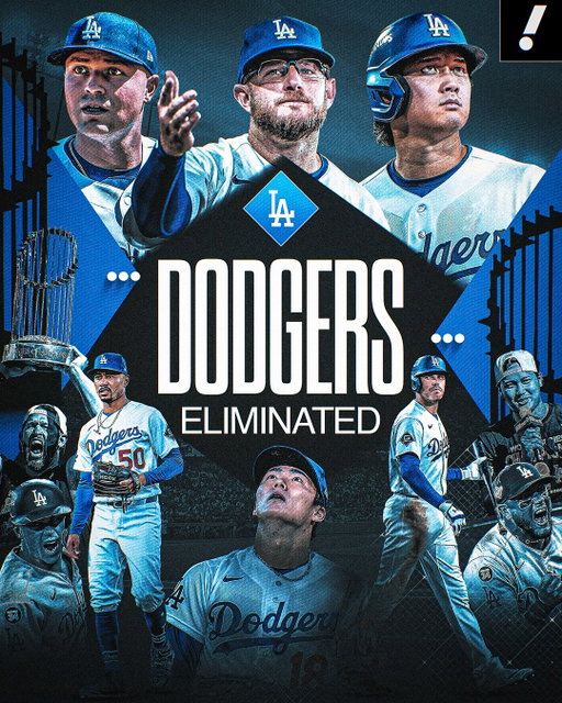 The Dodgers’ season comes to an end after a sweep at the hands of the Milwaukee Brewers.

⚾️ Last back-to-back champion since 2000
⚾️ Won 100 games for the fourth time in the last seven seasons
⚾️ Won its fifth straight NL West division crown
⚾️ Three straight trips to the NLCS
⚾️ 14 consecutive seasons with a postseason berth

What an INCREDIBLE run by Los Angeles 👏