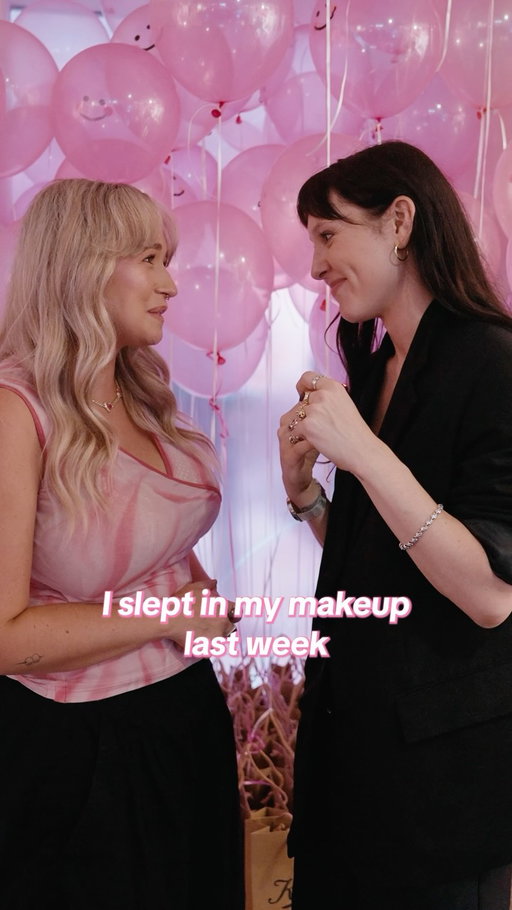 More interviews from @misslivdarcey from our Plump Club event🩷🩷🩷

Do you sleep in your makeup?!💄 

#kiehls #collagen #skincare #discover #interviews