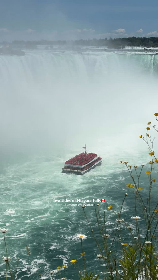 Two sides of Niagara Falls 🇨🇦💦

☀️ SUMMER: sunshine, rainbows, boat rides + that iconic blue water 🌈

❄️ WINTER: snow, ice and a completely different kind of magic 🥶

Same place. Two completely different experiences.

Which one are you choosing: SUMMER or WINTER? 👇

📍 Niagara Falls, Ontario 🇨🇦

Save this for your Canada bucket list ✈️

Follow @travelmowgly for more Canada travel inspo 🇨🇦✨

#niagarafalls #ontario #canada #explorecanada #beautifuldestinations
