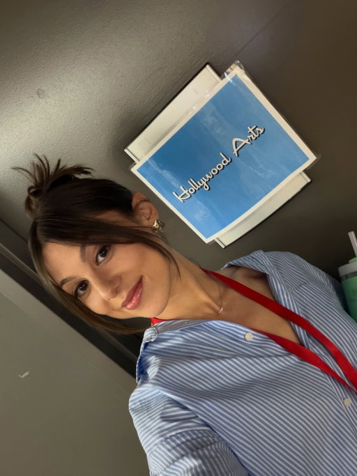 spent a week guest starring on Hollywood Arts before directing the next two episodes. heaven. absolute dream job. the most fun. now streaming on @netflix!

Pink sparkles and @daniellamonet in throwback Trina mode. It’s the Girls Next Door! 💖

(Seriously. how do vou pull off every single hairstyle @daniellamonet!?)

New trailer, who dis?!

Recording in @zikihexum iconic studio

A jester and a director walk into a content cube…

Deeply obsessed w the wardrobe team on this show
(Led by the wonderful Kelli Dunsmore)

The locker!

Hopped back into the old popstar shoes for a minute 🫠

The cast has Groove School every week to build up their dance skills. When I say working on Hollywood Arts is like GOING to Hollywood Arts I am not joking!! 

@ryan.maw and his team have all the sauce 💃🕺

Quick scene. A moment for the boots 🤤

Squad

Rainy Vancouver! (We shot Hollywood Arts on the same stage as Thundermans with lots of the same set crew about a month after we wrapped Clash of the Thundermans, so it was truly home sweet home)

😜+😚 @alyssamiles93

The fab glam team working their magic 

@pauledwardshair @natalie_cosco @juliemchaffie 

Sasha glam, Kira fit

makin it silly

Sasha glam + Kira raincoat

That’s me!

Sasha throwback look

🎤🎶