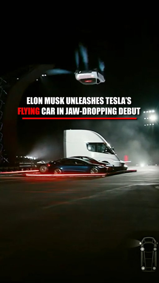 Flying cars may be closer than we think.

Elon Musk showcases a Tesla Roadster demonstration featuring a "kickflip" through the air over other vehicles in Texas, leaving the crowd in awe as he teases a not-so-distant future where cars could do more than just drive.

"This will be an actual car on the roads."