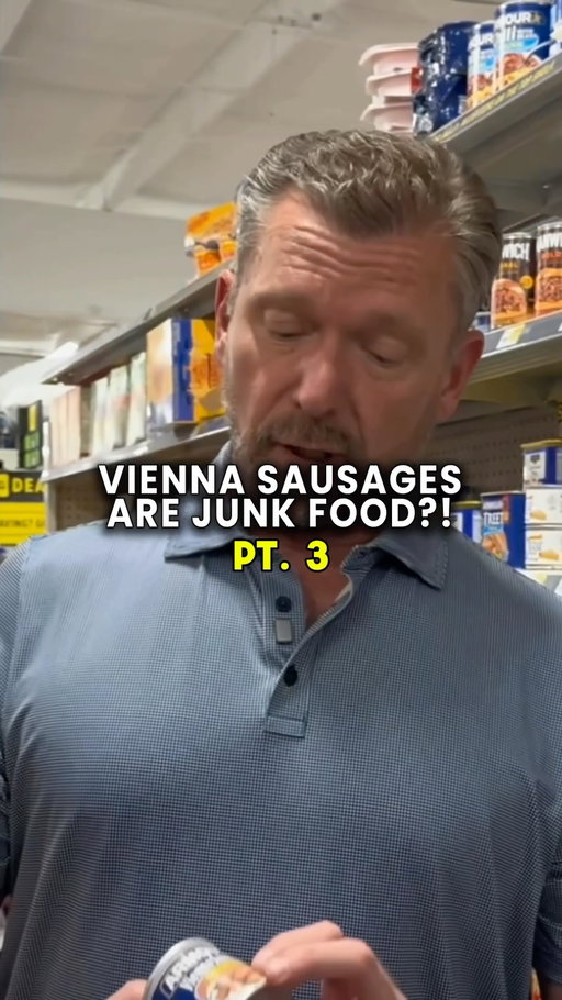 Vienna sausages on a carnivore diet?! Yep. 

Before you turn your nose up, let’s talk about it.

Are Vienna sausages as nutrient-dense as a ribeye, eggs, or sardines? Nope. But does that mean they’re automatically junk food? Absolutely not.

Here’s the thing. Not everybody has the budget to eat expensive cuts of meat every day. Sometimes you’re hungry, you’re on a budget, and Dollar General is your closest option.

If you’re choosing Vienna sausages and pork rinds instead of a bag of chips and processed cheese dip, I’d call that a step in the right direction.

You don’t need expensive groceries or a freezer full of ribeyes to start eating a Proper Human Diet. You just need to start making better choices with the options you have.

This is Part 3 of my Dollar General Carnivore series!
🎥 Watch the full video on YouTube: “Can You Eat Carnivore at Dollar General?”

Now tell me… did anybody else grow up eating “vienies”? 

#CarnivoreDiet #ProperHumanDiet #DollarGeneral #DrKenBerry
