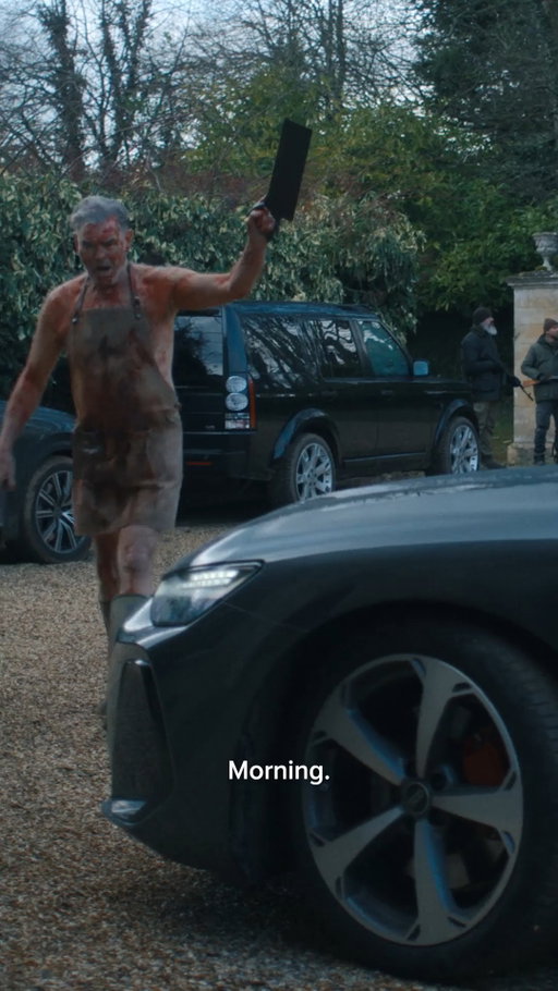 A typical morning around here. Meet Conrad in the barns and stream a NEW episode of #MobLand now on #ParamountPlus 🫣