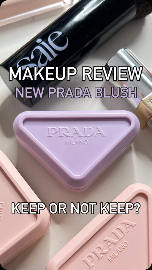 On camera thought… keep or no?✨💜

#creamblush #liquidblush #newmakeup #makeupreviews #pradabeauty