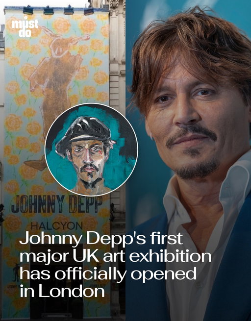 Turns out Johnny Depp has been making more than movies all these years.

The actor has opened his first major UK art exhibition at London’s Halcyon Gallery, giving visitors a look at a creative side of him that goes back long before his Hollywood career.

The exhibition brings together decades of paintings, drawings, collages and sculptures, ranging from surreal characters and psychological portraits to more personal self-portraits.

The exhibition is open at 148 New Bond Street until November 15, and admission is free.

Media via @halcyongallery/Shutterstock

#mustdolondon #johnnydepp #londonart