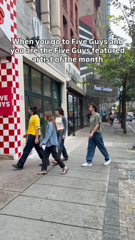 The most coveted accolade in all of music @fiveguys #featuredartist