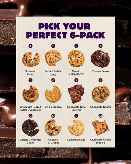 12 cookies. 6 spots. Choose wisely. 🍪