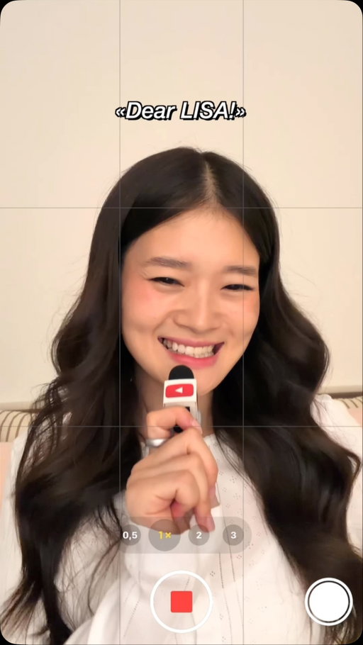 Trying to keep it together for LISA 😭💌Your turn! Submit your video or written message at dearlisa.com by October 19. #YouTubePartner @youtube
