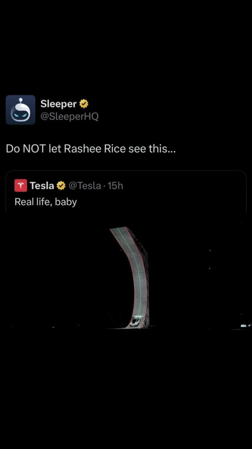 Hide the Tesla roadster from Rashee man 😭