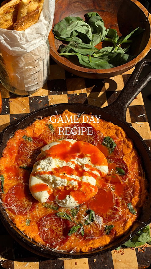 #ad Buffalo Pepperoni Burrata Pizza Dip for game day with @FranksRedHot Buffalo Wings Sauce. Pepperoni pizza + buffalo sauce + burrata might be my new favorite game-day combination.

What you’ll need -
8 oz cream cheese
⅓ cup Frank’s RedHot Buffalo Wings Sauce
¾ cup marinara
1 cup mozzarella cheese
½ cup pepperoni
Optional toppings: 4 oz burrata, basil, parmesan.
Dippers: 1 lb pizza dough, 4 tbsp butter, 2 garlic cloves, parmesan 

Directions -
1. Mix Buffalo base ingredients and spread into an 8–9” baking dish.
2. Add marinara followed by layers of mozzarella and pepperoni.
3. Bake at 425°F for 20-25 minutes.
4. Top with torn burrata, basil + parmesan.
5. For the dippers, cut pre-made pizza dough into strips and brush with butter, finishing with parmesan and minced garlic. Bake at 425°F for 10–14 minutes. 

Save for your next game day!

#FranksRedHotPartner