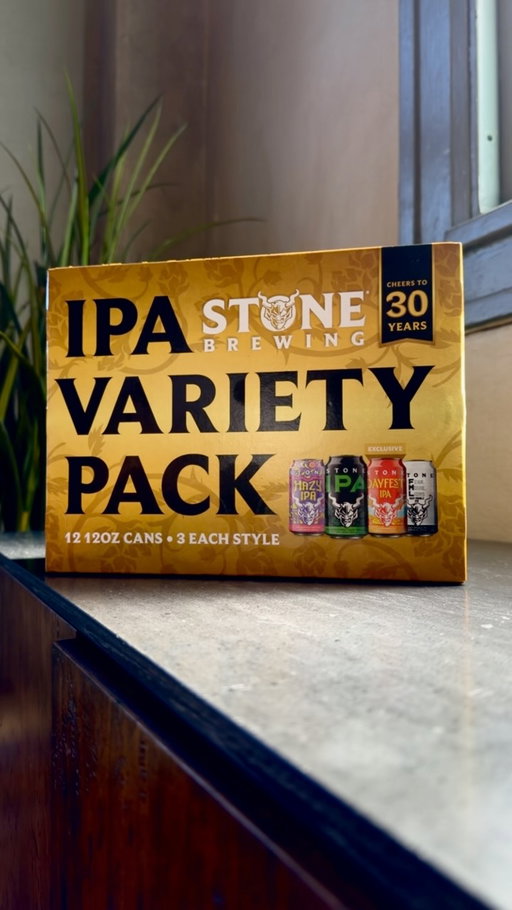 Four IPAs. One pack. Zero reason to pick just one.

From bright and citrusy to big, bitter and unapologetically hoppy, there’s a Stone IPA for whatever kind of hop mood you’re in.

Track down the Stone IPA Variety Pack in your zip code with find.stonebrewing.com.

Which one are you grabbing first? 🍻