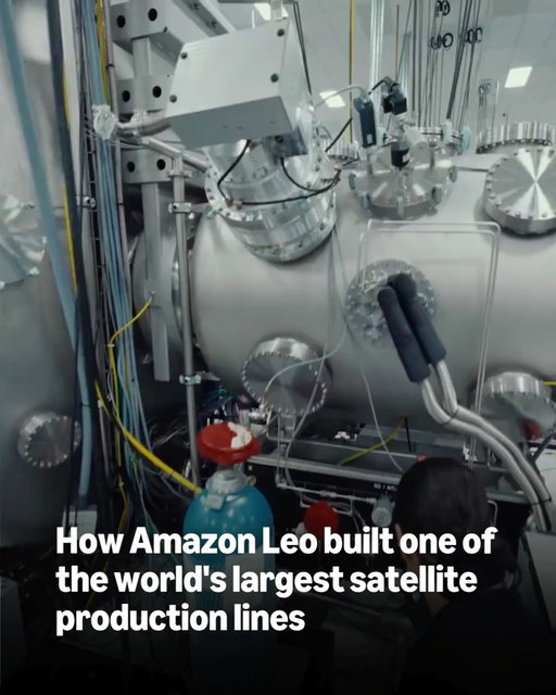 Ever wondered how a satellite gets made?

@amazonleo_ has built more than 1,000 satellites as part of its mission to bring internet connectivity anywhere on the planet. Here’s a look inside the production line.