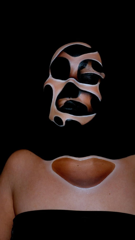 Illusion makeup 🥲 Day 16 of 31 days of Halloween! Over half way there….. 

#illusionmakeup #31daysofhalloween #creativemakeup #makeupfyp #makeuptransformation