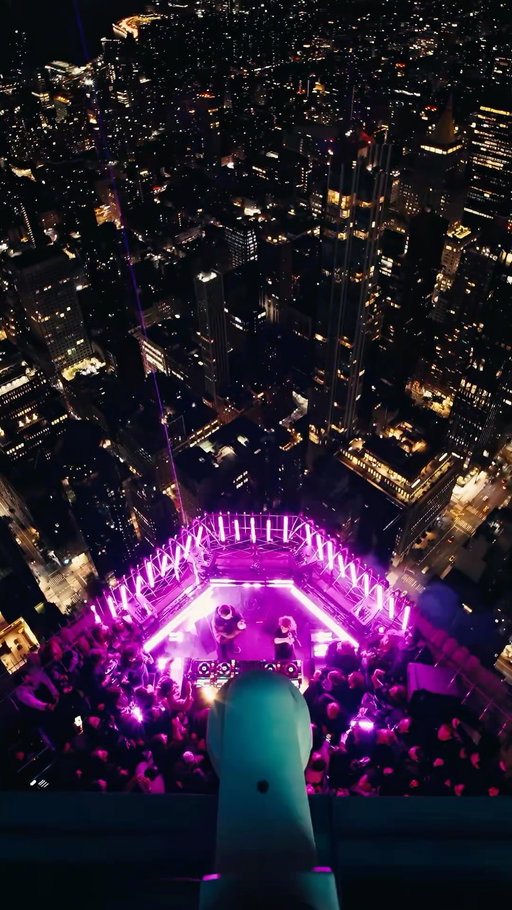 Ever since I was a kid, I’ve loved the Empire State Building. Getting to DJ at the top and celebrate the release of my new single “Fight for Love” was truly a dream come true. ❤️🗽thank you for the iconic party NYC @kiehls @redken