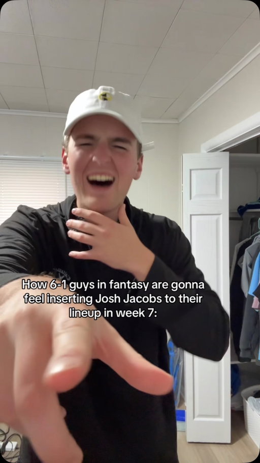 We are so cooked #nfl #football #fantasyfootball #joshjacobs