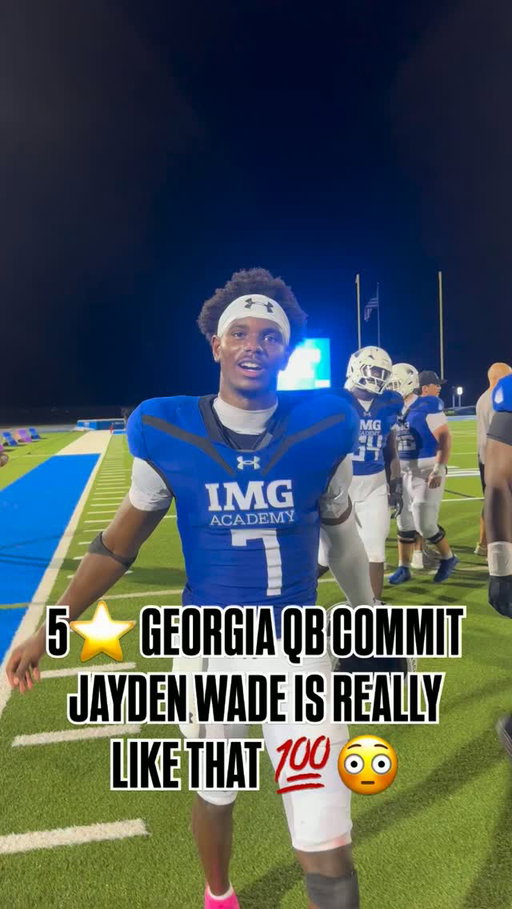 5⭐️ Georgia QB commit Jayden Wade is the No. 1 QB in the country 💯