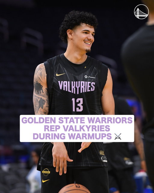 Showing love to our @valkyries fam ⚔️
Good luck in the Finals!

#BayAreaUnite