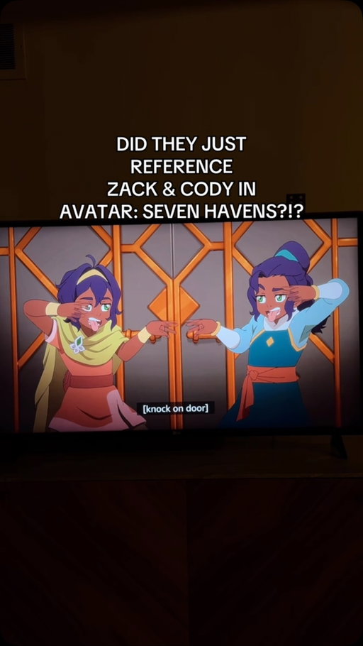 ur gna tell me nisha & pavi’s handshake doesn’t look familiar??? 🤨 

avatar, avatar seven havens, zack and cody, disney channel, seven havens

 #avatar #avatarsevenhavens #zackandcody #disneychannel #sevenhavens