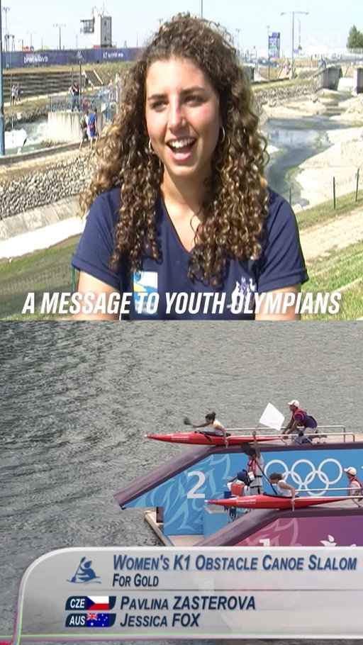 Hey @jessfoxcanoe, remember this one? 👀🤩

Now we want to know... what would 2026 Jess say to Youth Olympians competing at #Dakar2026? 

#Olympics #YouthOlympics #CanoeSlalom