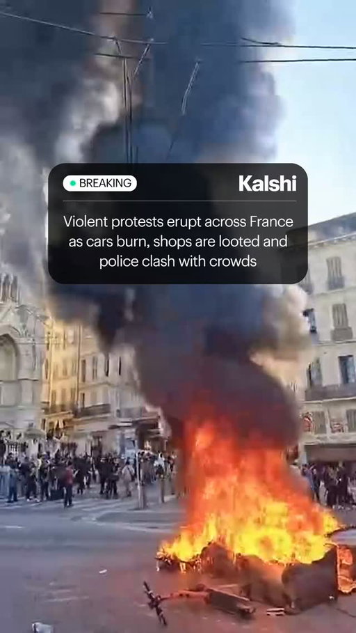 People across France are protesting rising prices, while students are demanding better schools. ⁠
⁠
Some protests have turned violent, with fires, looting attempts and clashes with police reported in Paris and other cities.