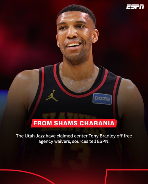 Tony Bradley was the Jazz’s No. 28 pick in 2017 and now returns where he spent his first 3 NBA seasons.