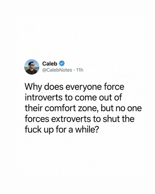I have never felt more understood 😂

Starting to think that maybe being a loner and an introvert is really my superpower, if only I would accept it…

Realizing more & more that it might be time to step into my f*ck around and find out era because this guarded, masked life really tried to take me down. And honestly, what’s more freeing then putting down the walls and just being who the f*ck you are…

Obviously easier said than done because I’ve been wearing this mask for so long that sometimes I can’t tell the difference between me or the version I created... 

**And I’m thankful for her because she protected me and got me this far, but we are done here**

So to everyone that is continuing to put in the work to get to know themselves and evolve, I see you and I feel you. It’s f*cking haaaard but is there really any other option? 🫶