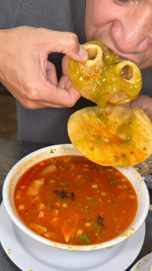 Weekend Menudo con Pata mukbang! 🍲🔥🤤

Menudo lovers, this one’s for you! A hot bowl of Menudo con Pata, full of rich flavor and that comforting goodness you’ve been craving. Who’s ready to dig in? 😮‍💨🙌 Send this to your menudo buddy and make it a weekend food date at Tacos Puro Jalisco!

📍 TACOS PURO JALISCO CORONA
161 N McKinley St, Corona, CA

📍 TACOS PURO JALISCO FULLERTON
271 S Gilbert St, Fullerton, CA

📍 TACOS PURO JALISCO POMONA
794 E Mission Blvd, Pomona, CA

📍 TACOS PURO JALISCO SAN BERNARDINO
145 E Highland Ave, San Bernardino, CA

#MenudoConPata #WeekendEats #TacosPuroJalisco