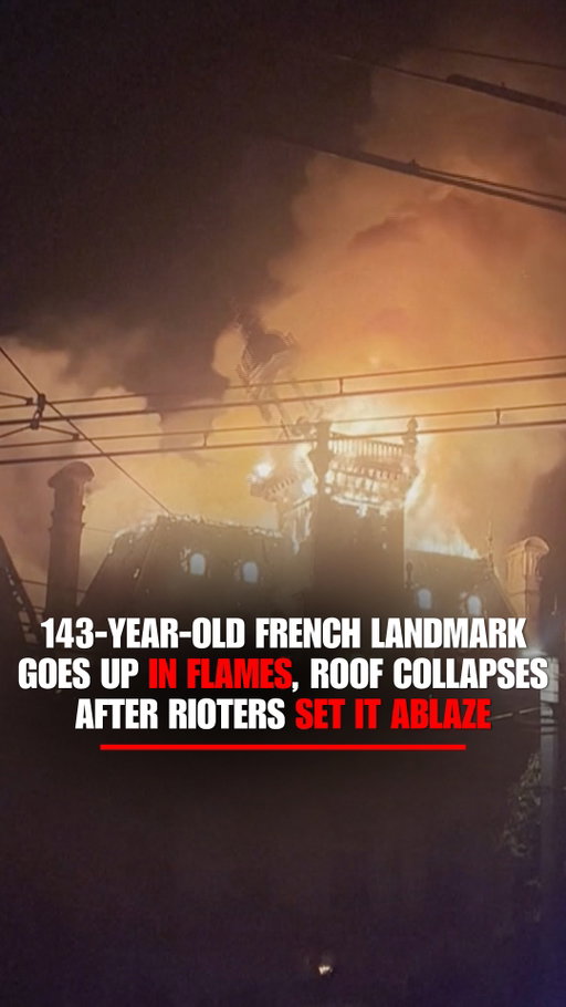 A 143-year-old French landmark is destroyed after rioters set it ablaze, causing its roof to collapse into the floors below.

Local officials say two-thirds of the Limoges Town Hall is gone as violent anti-government agitators torched the building's exterior, in what the officials called a "catastrophe for heritage."

The violence comes as more than half a million demonstrators took to the streets nationwide, over the soaring cost of living enter their fourth week across France. Authorities have reported roughly 400 arrests.

And the unrest is spreading beyond Limoges.