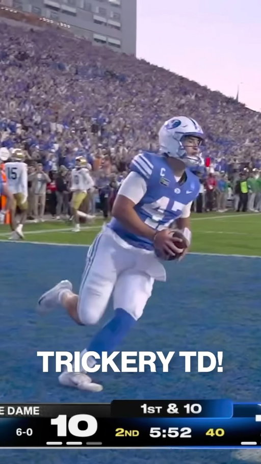 Trick play with Bear Bachmeier 🤩

📺ABC x @big12conference