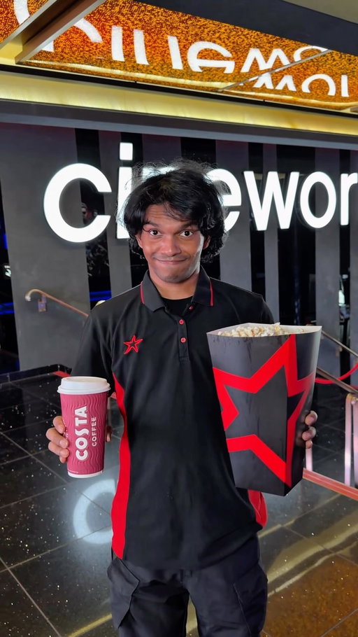 We’re bringing @CostaCoffee to selected @cineworld cinemas, starting with our first store opening in Ashton-Under-Lyne this week and more locations across the country coming soon 👀
