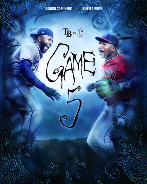 “We need to go up.”

“Upstairs?”

“To visit The Land for Game 5.”

Who will move within ONE win of a World Series berth? The Rays and Guardians match up today in Cleveland at 5 pm ET on TBS and HBO Max!