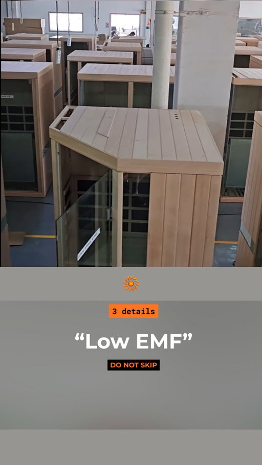 Buying a “low EMF” sauna? Save this checklist. 📌

✅ Check both electric and magnetic field measurements.

✅ Find out where the readings were taken and how far from the heater.

✅ Ask how the heater design addresses EMF.

Clear specifications and transparent testing give you more information to compare sauna models.