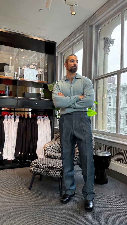 @suitsupply pants = an absolute WAGON 🍑 
.
#mensstyle