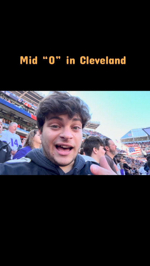 Not as many Ravens fans here compared to Atlanta. #thenextnetwork #joshberman #baltimoreravens #clevelandbrowns #sports