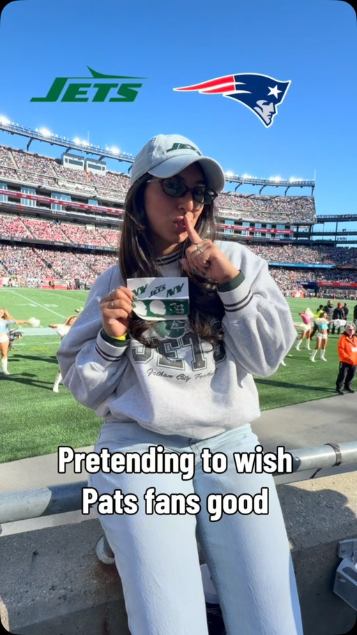 Win or lose, this is my favorite pastime @vividseats #jets #nyjets #nfl #pats