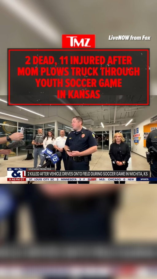 🚨 A 6-year-old boy and a 35-year-old man were killed Saturday after a truck drove onto a soccer field during a youth game in Wichita, Kansas. 💔

🎥 LiveNOW from Fox