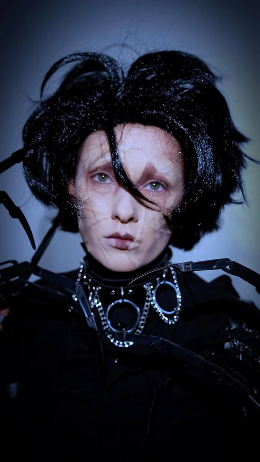EDWARD SCISSOR HAND 👀 Day 18 of 31 days of Halloween 👀

• @mehronmakeup liquid latex
• @hudabeauty creamy obsessions eyeshadow palette

#edwardscissorhands #31daysofhalloween #creativemakeup #makeupfyp #makeuptransformation