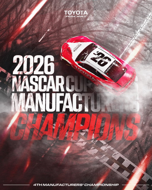 18 wins and one machine behind it all 🏆. Built by every TRD engineer, crew member and driver, the 2026 #NASCAR Cup Series Manufacturers' Championship is back with Toyota.