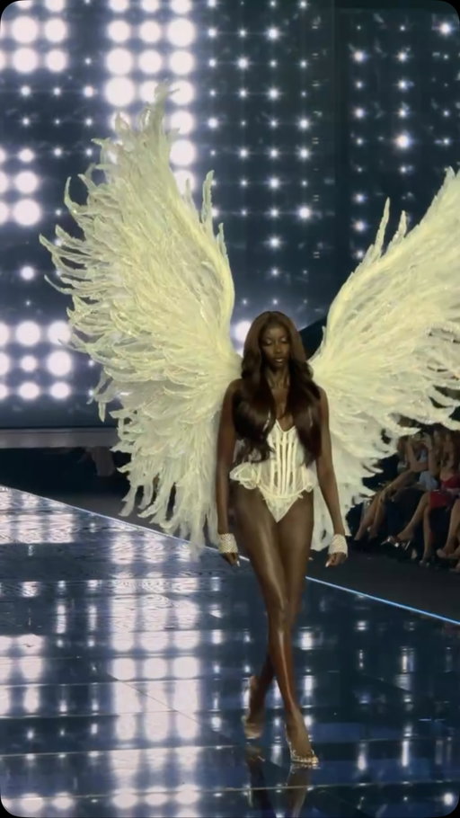 Two looks are always better than one. @anokyai owns the #VSFashionShow runway.