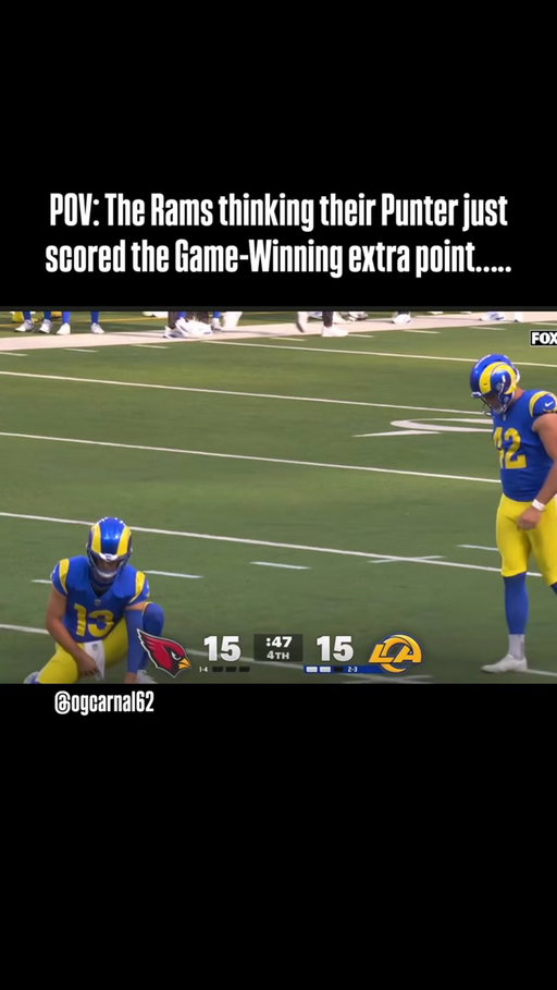Rams were hoping for a magical ending!!😂 #49ers #Rams #cardinals #nfcwest #nflmemes