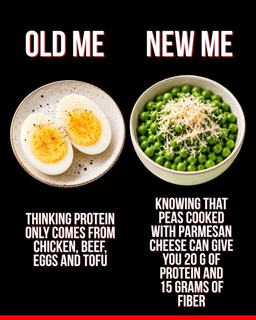 🚨 WHAT YOU THINK vs. WHAT YOU ACTUALLY KNOW ABOUT FOOD 👀🍎

That basic plate of peas or bowl of rice can look like simple, everyday food.

But the reality is, a little bit of nutritional knowledge can completely change how you prepare, pair, and absorb your food. 🧪🥗

From knowing that peas with parmesan pack 20g of protein, to freezing bread to create resistant starch, and letting chopped broccoli sit for 45 minutes to boost its cancer-fighting compounds — these small tweaks make a massive difference.

This doesn't mean you need a degree in nutrition. It means you should know the simple science that unlocks the full potential of what you're already eating. 👀

Next time you cook, think about how your preparation method affects the outcome.

Small changes in how you cook can make a BIG difference. 🥗💪

💬 Which one surprised you the most?
❤️ Like this if you want more food science tips.
📤 Share this with someone who wants to get more from their food.

Follow @Calories.tips for more food facts, nutrition tips & healthy choices. 🔥

#NutritionFacts #HealthyEating #FoodFacts #NutritionTips #Calories