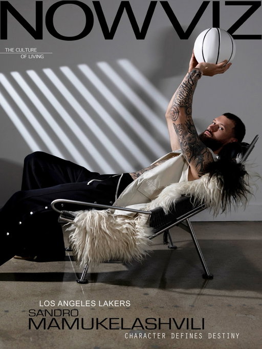 NOWVIZ is kicking off the NBA season with COVER star @ma23mu He's the latest addition to the 2026 LA LAKERS lineup and he's making things happen! "One of my favorite tattoos is 'Character Defines Destiny': You have to become the character you want to be. It got me to where I wanted to go; I'm blessed to be with the Lakers, wear this jersey, and be part of this amazing organization, and I hope to help this team win." 
NOWVIZ is excited to showcase his story and LA photo shoot🔥🔥🔥LINK in BIO or go to NOWVIZ.com LETS GO!!!🏀

COVER: SANDRO MAMUKELASHVILI 
Photographer: Andrea Mead Cross 
Art Director: K Skyler 
Visual Assistants: Emma Stark and Beckett Knolls 
Motion: Raf Breuer + Marc Cohen 
Preproduction: David Hill and Beckett Knolls 
Consultation Tech: Wyatt Sullivan 
Logistics + Research: Finley Nelson
Styling: Stella X and Carmen Wilson 
Photo Assistant: Anderson Ko + Jimmy Gunter
Intro: Siobhan Colgan