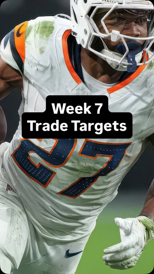 Trade targets for fantasy football week 7 #fantasyfootball #nfl #football #nflfootball