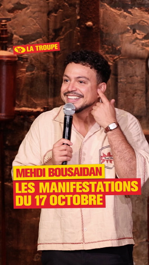 Les manifestations du 17 octobre vues par @mehdibousaidan tout juste revenu 🥲

La Troupe du Jamel Comedy Club, du jeudi au dimanche ✌️