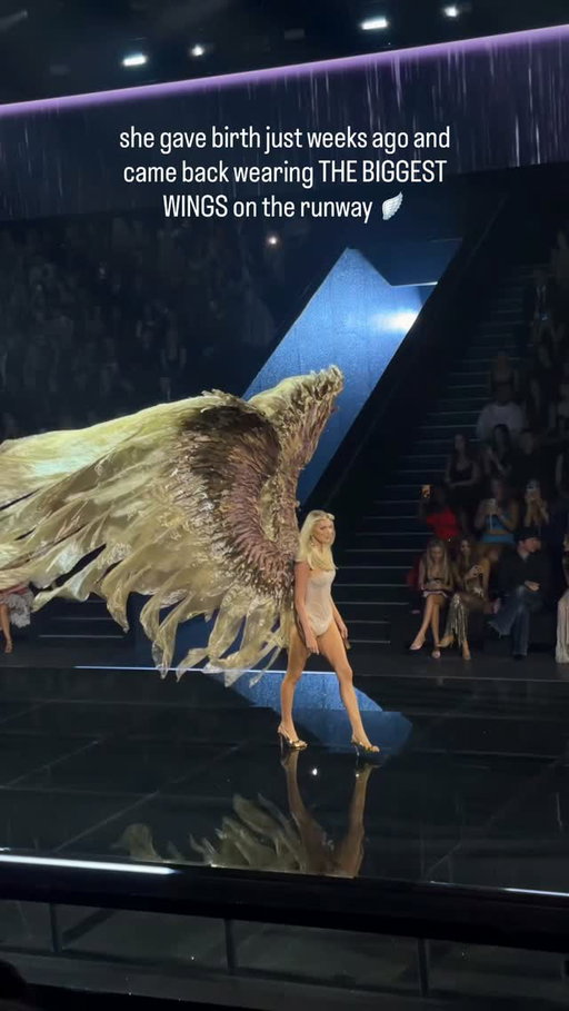 The wings. THE WINGS. 🪽😭 @hoskelsa at the @victoriassecret Fashion Show was unreal. An actual angel on that runway. ✨
#VSFS2026 #vspartner #VictoriaSecretFashionShow #RunwayMoments #IconicMoments
