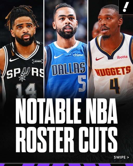 Plenty of familiar faces have been cut ahead of the 2026-27 NBA season 🏀