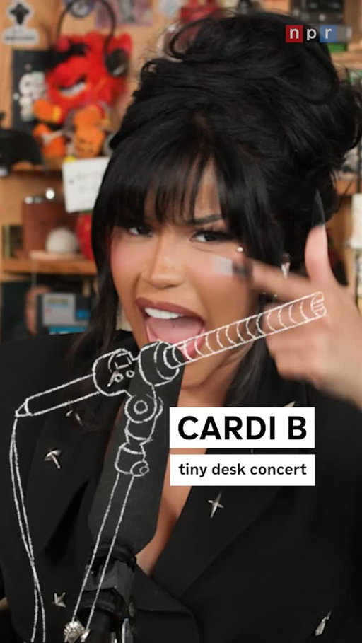 #tinydesk • @iamcardib brings confidence, humor and vulnerability to the Desk as people from all walks of life pack the NPR Music office to watch one of rap’s most unfiltered stars take over.⁠
⁠
Watch the full performance at the link in our bio, only on npr.org/tinydesk or @nprmusic's YouTube❗️