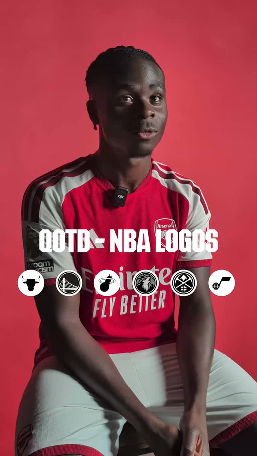 Mikel Merino's ball knowledge 🤯⁣
⁣
Our Gunners celebrate the start of the NBA season 🏀